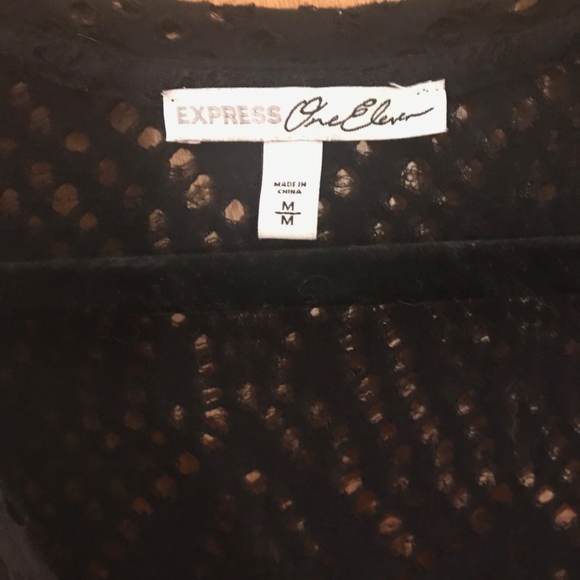 Express One Eleven Eyelet Scoop Neck Tank - Picture 4 of 6